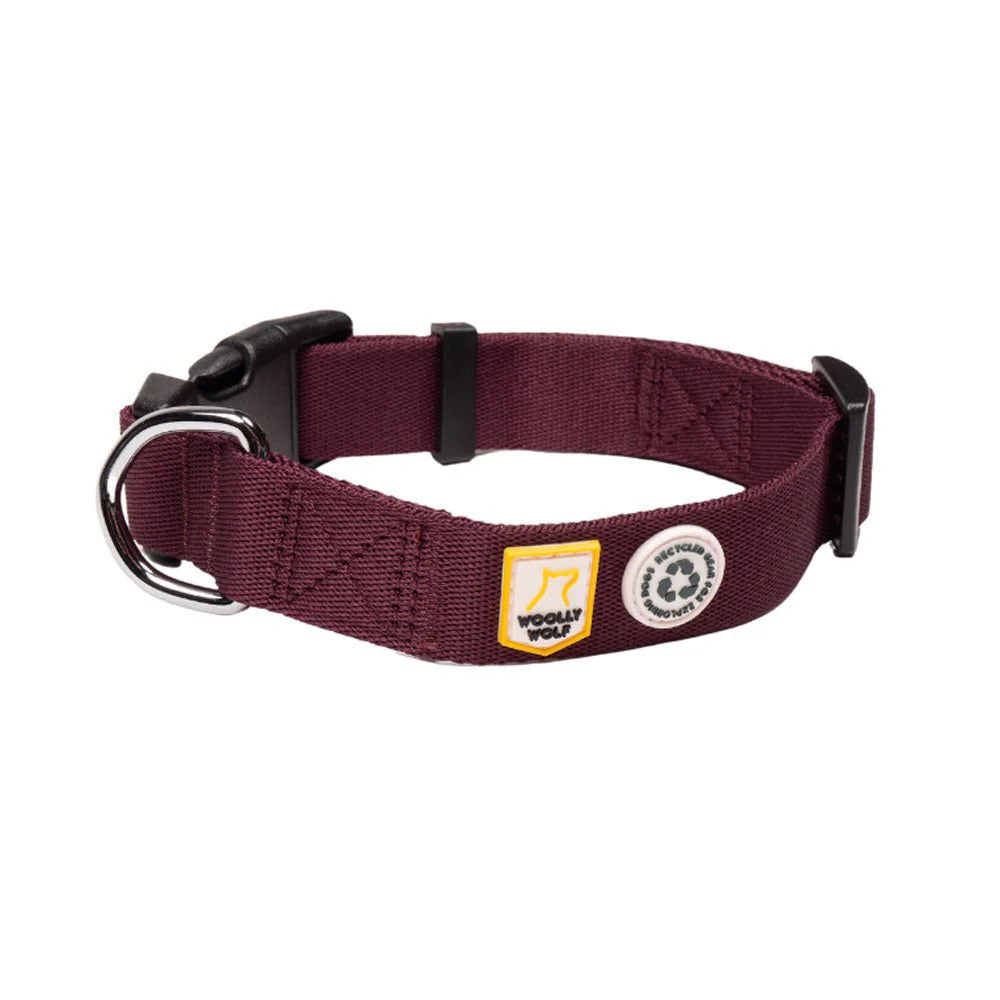 Wolly Wolf Halsband Plum