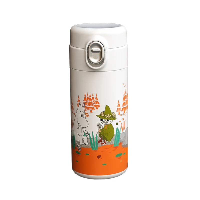 MOOMIN - Mumin Termosflaska / Vacuum Cup 330 ml - Vit/Orange