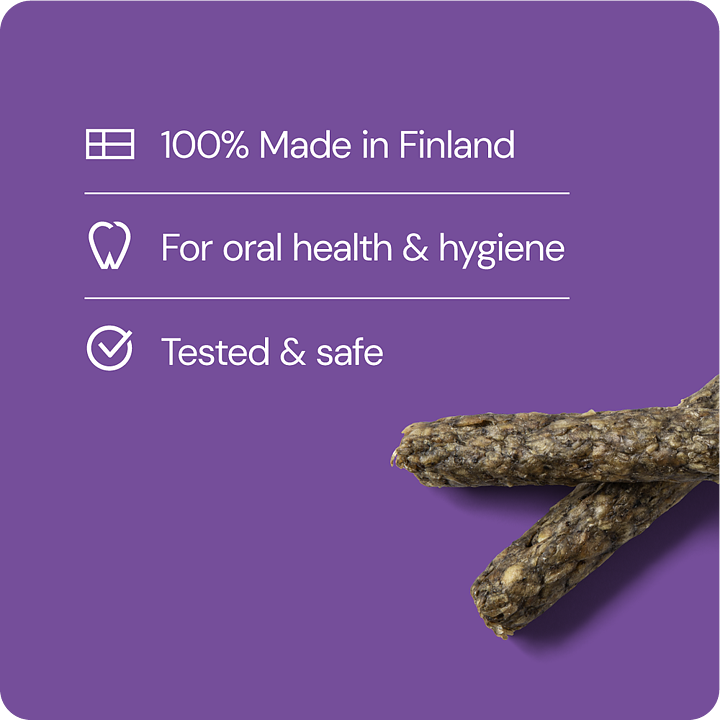 RAUH Small crunchy reindeer -Tuggstick ren