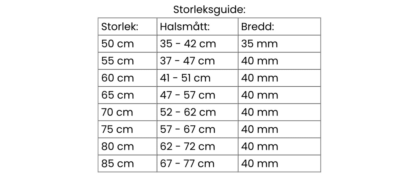 Hunter Läderhalsband Tara