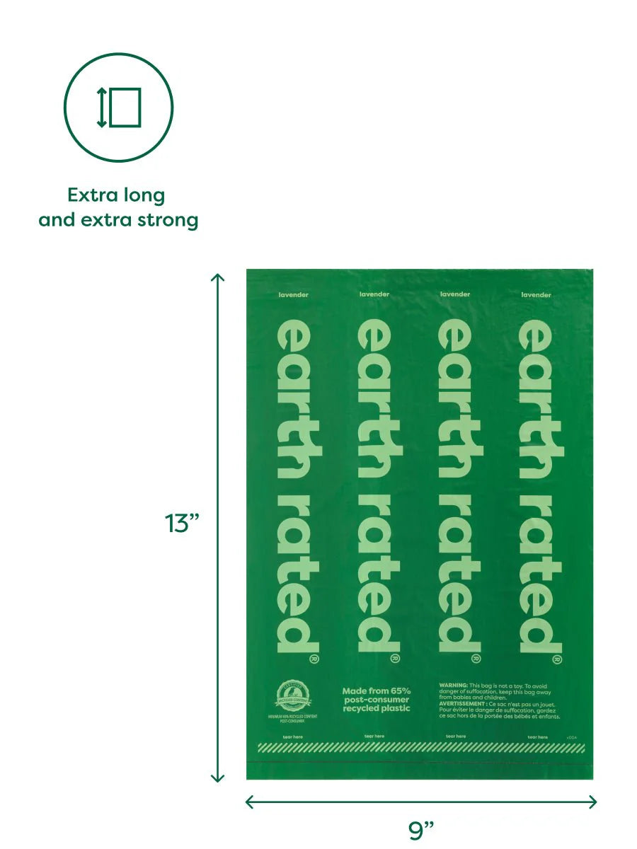 Bajspåse Earth Rated lavendel