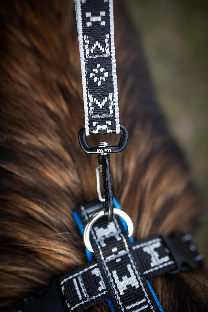 ManMat Draglina 220cm twistlock svart/silver