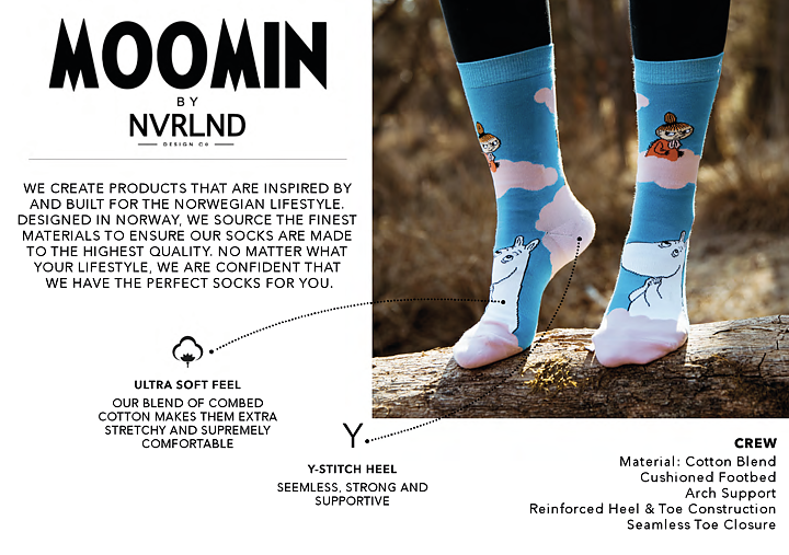 Snusmumriken Muminstrumpor - Vuxenstorlek