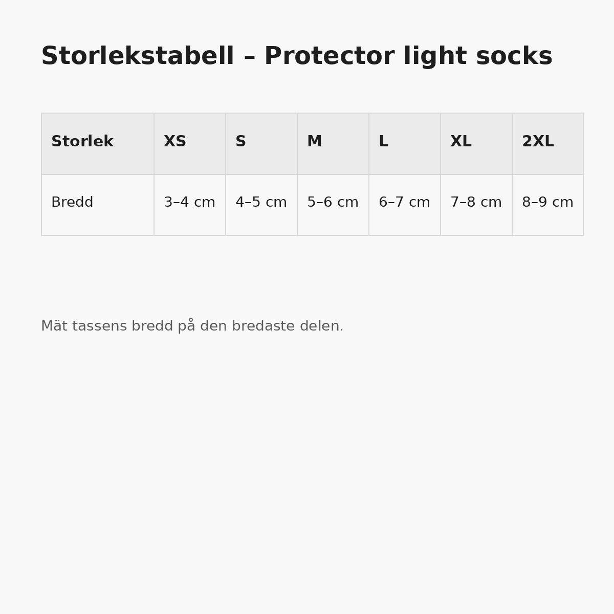 Protector light socks
