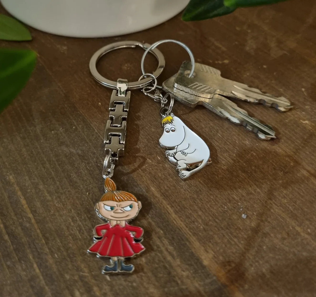 MOOMIN - Lilla My & Snorkfröken Nyckelring (kopia)