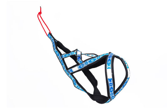 ManMat Dragsele Sled blå reflex MEDIUM