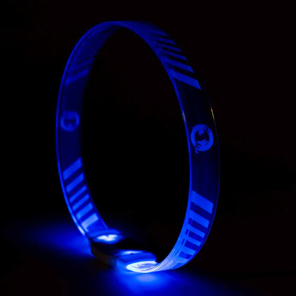 LED Hundhalsband Multicolour – Justerbart & USB-laddbart