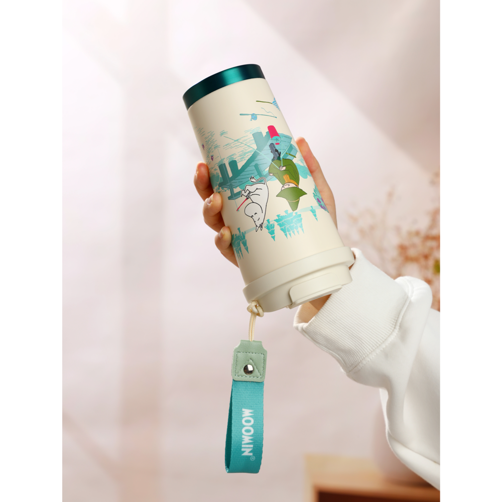 MOOMIN - Mumin Take Away Mugg / Vacuum Cup 580 ml - Moomin Fishing